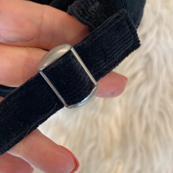 American Eagle Outfitters Black Corduroy Weekend Rainbow Truckers Hat OS - Picture 7 of 12